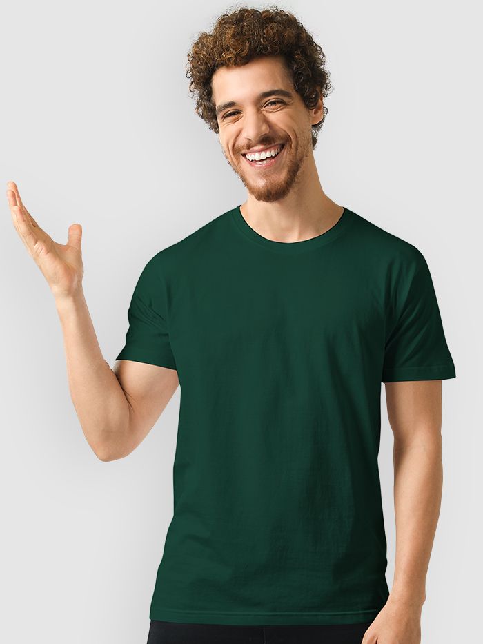 Dark green color t shirt