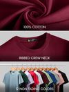Burgundy Plain T-Shirt