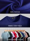 Navy Blue Plain T-Shirt