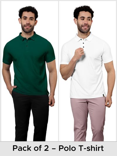 Buy Polo T-shirts Combos Online in India | Beyoung