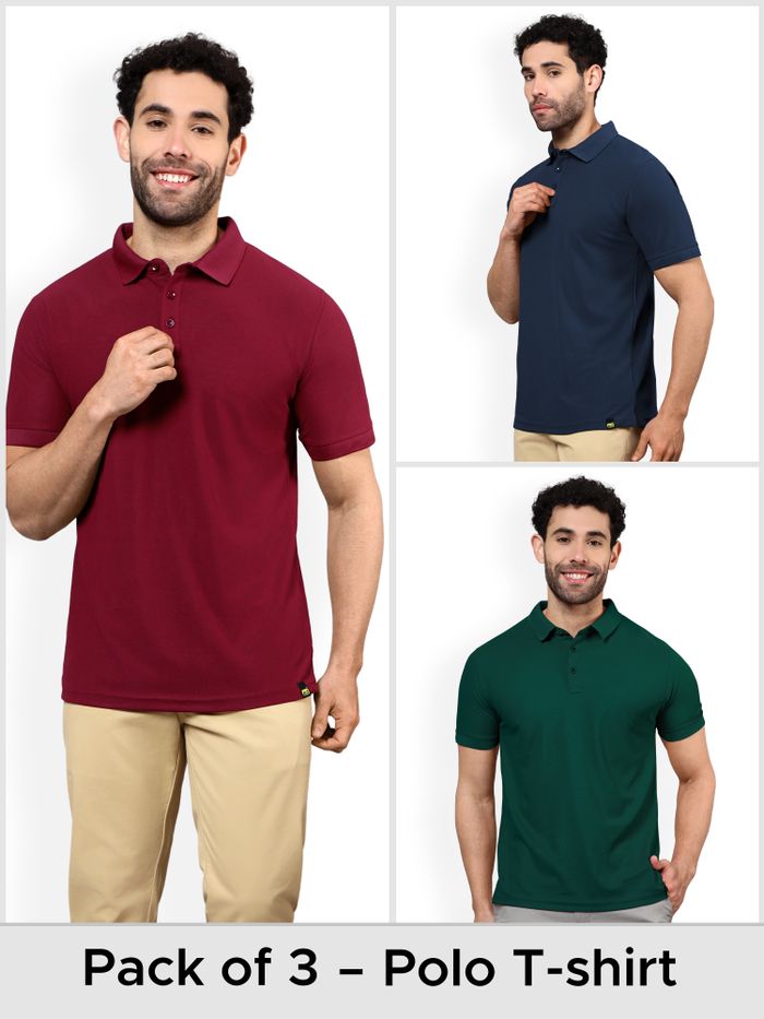 Polo t shirts combo sale offer