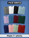 latest plain tshirts combo online at beyoung, 