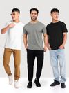Pick Any 3- Plain T-shirt Combo