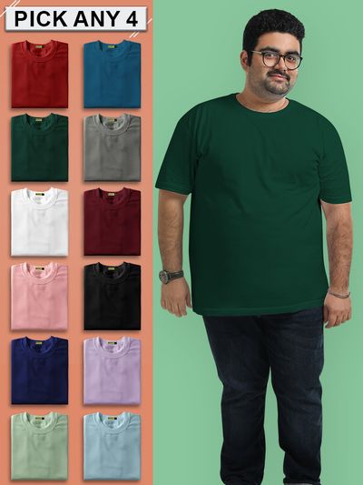 Buy Mens XXL, XXXL/3XL, XXXXL/4XL, 5XL Size T Shirts