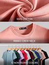 Rose Pink Plain T-Shirt