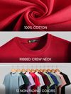  Red Plain T-shirt