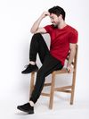 Red Plain T-shirt