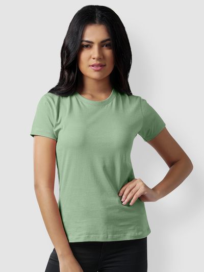 Women plain t shirt Online, 