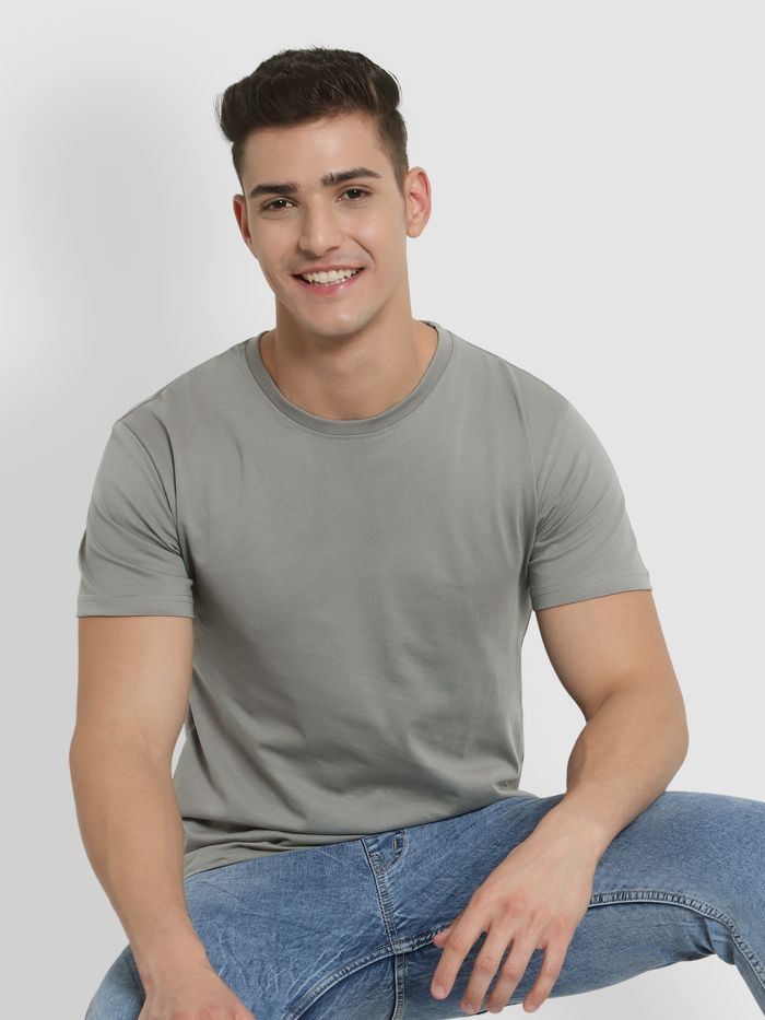trendy mens solid t shirts for men online, 