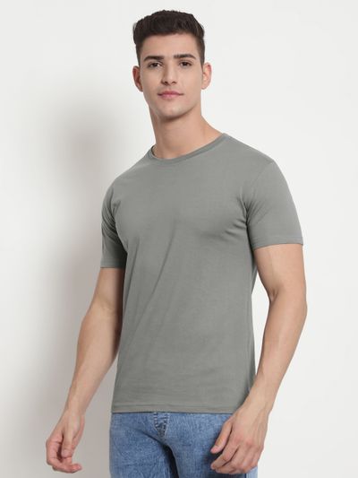 Space Grey Plain T-Shirt