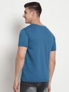 Teal Blue Plain T-shirt