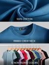 Teal Blue Plain T-shirt