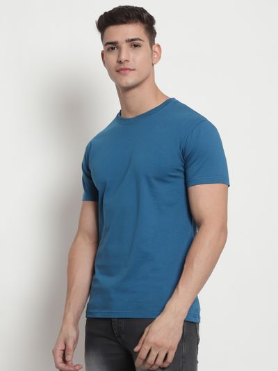 Teal Blue Plain T-shirt 2.0 Teal Blue Plain T-shirt