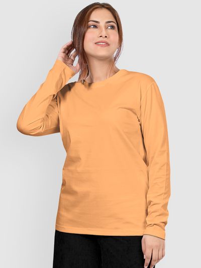 Orange long store sleeve shirt