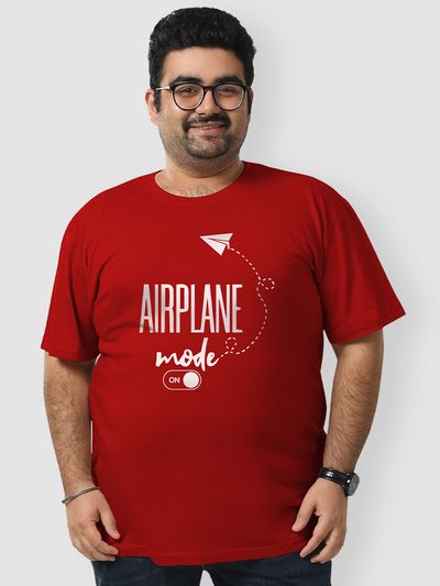 Airplane Mode On Plus Size T shirts