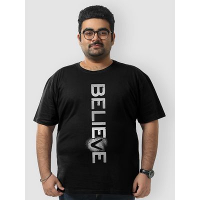 Believe Plus Size T-shirts Buy 3XL and 4XL Size T-shirts in India,