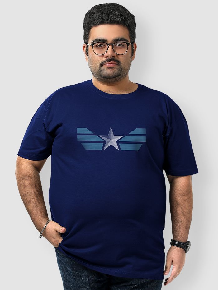 Captain America Logo Plus Size T shirts