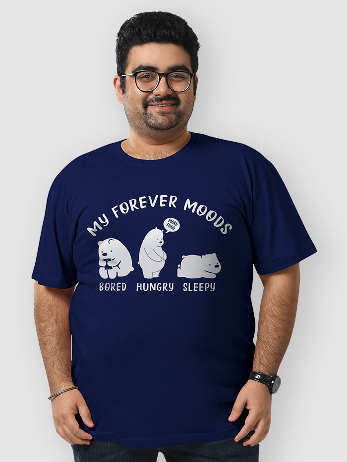 Moody Bear Plus Size T shirts