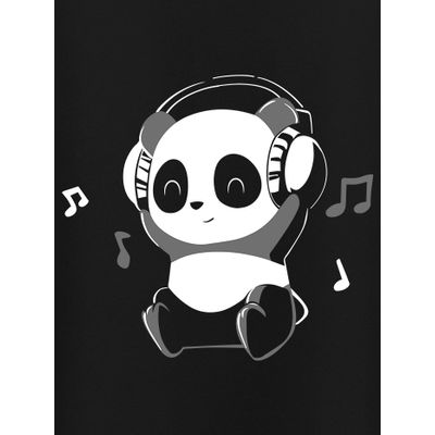 Music Panda Plus Size T shirts Music Panda Plus Size T shirts