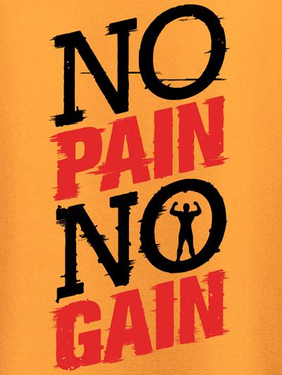 No Pain No Gain Plus Size T shirts 