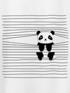Peeping Panda Plus Size T-shirts