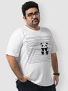 Peeping Panda Plus Size T-shirts