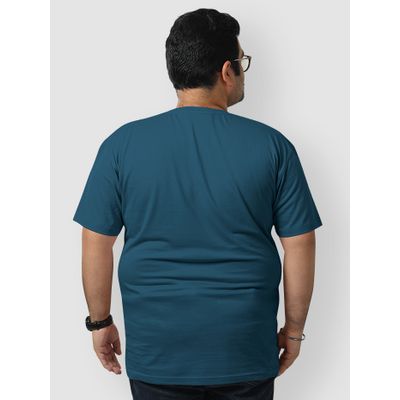 Plain Teal Blue Plus Size T-Shirt Plain Teal Blue Plus Size T-Shirt