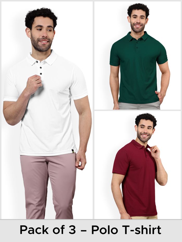 Polo t shirts combo pack outlet