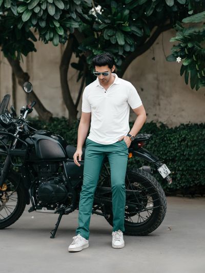 Classic White Polo T-shirt Classic White Polo T-shirt