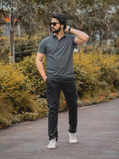 Dark Grey Polo T-shirt Dark Grey Polo T-shirt