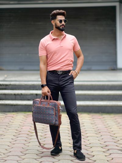 Rose Pink Polo T-shirt Rose Pink Polo T-shirt