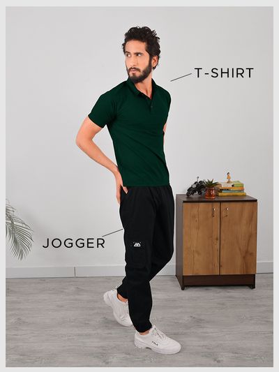 Polo T-shirt + Jogger Combo Set