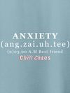 Anxiety Printed Plus Size T shirts