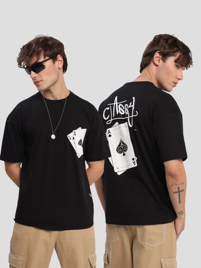 Classy Printed Oversized T-shirt for Men