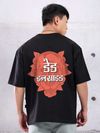 Dead Inside Printed Oversized T-shirt for Men