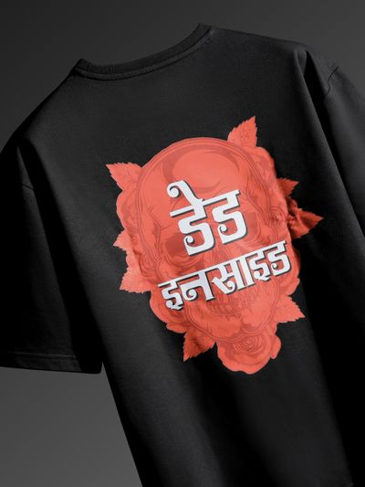 printed oversized t-shirt for men, 