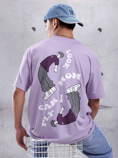 mens oversized printed t shirt, 