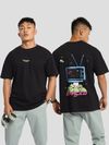 Need More Space Printed Oversized T-shirt for Men