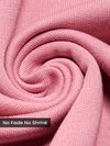 Pink Plain Oversized T-shirt for Men