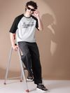 Racing Raglan Oversized T-shirt for Men