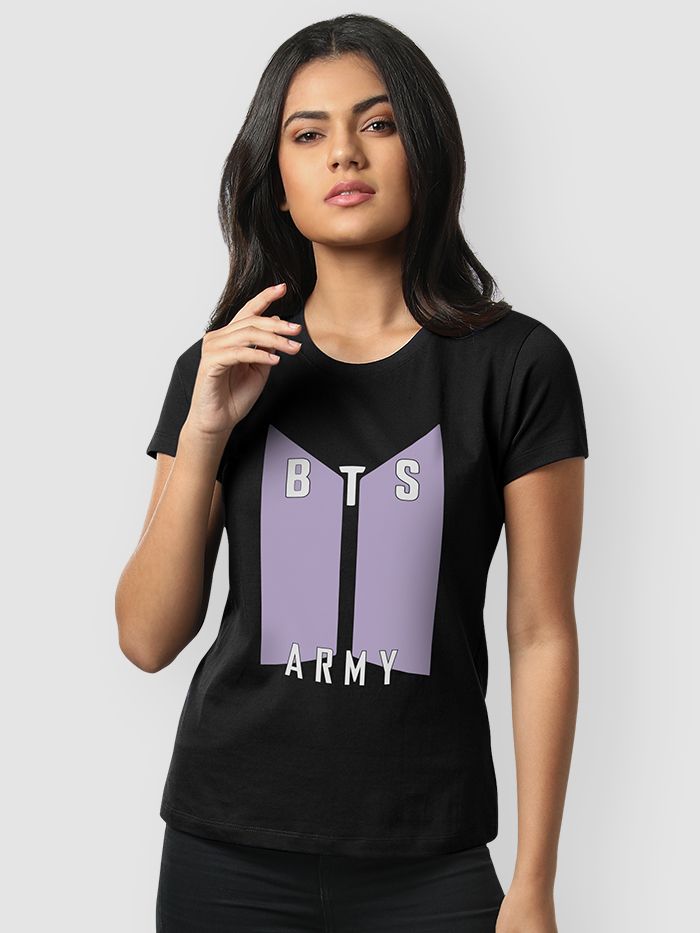 Bts t shirt girl online