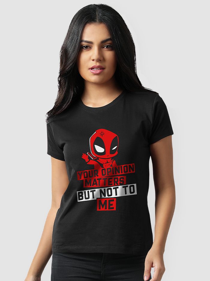 Deadpool t on sale shirt for women