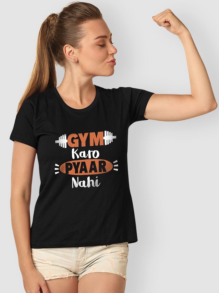 Gym t shirts for ladies hotsell