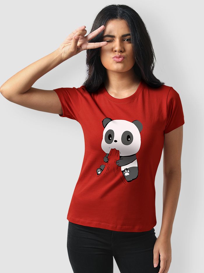 Hungry Panda T-shirt For Girls