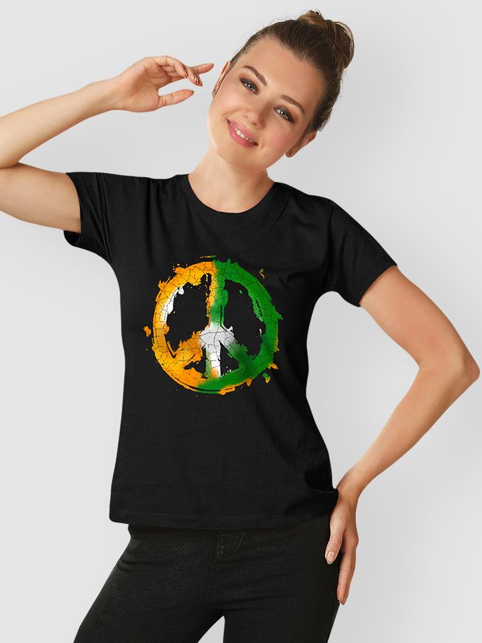 Peace t shirts online india clearance