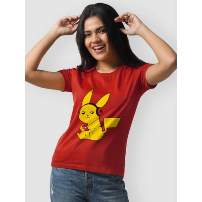 Pikachu Music T-shirts for Girls Pikachu Music cartoon printed t shirts