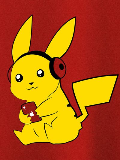 Pikachu Music T-shirts for Girls Pikachu Music cartoon printed t shirts