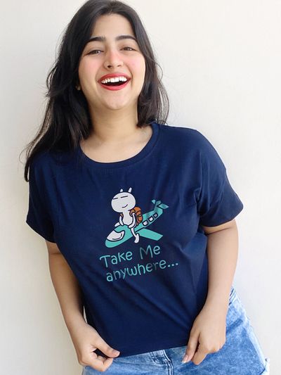 Buy T Shirts for Women Online at Best Price | Beyoung