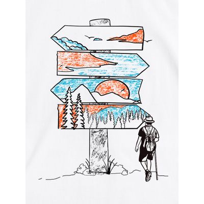 Travel Signboard T-shirts for Girls Travel Signboard T-shirts for Girls