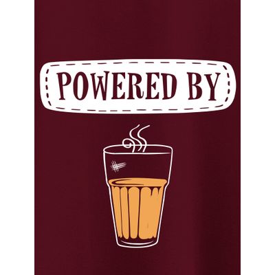 Powered by Chai T-shirts for Men Buy Men Chai T Shirts Online